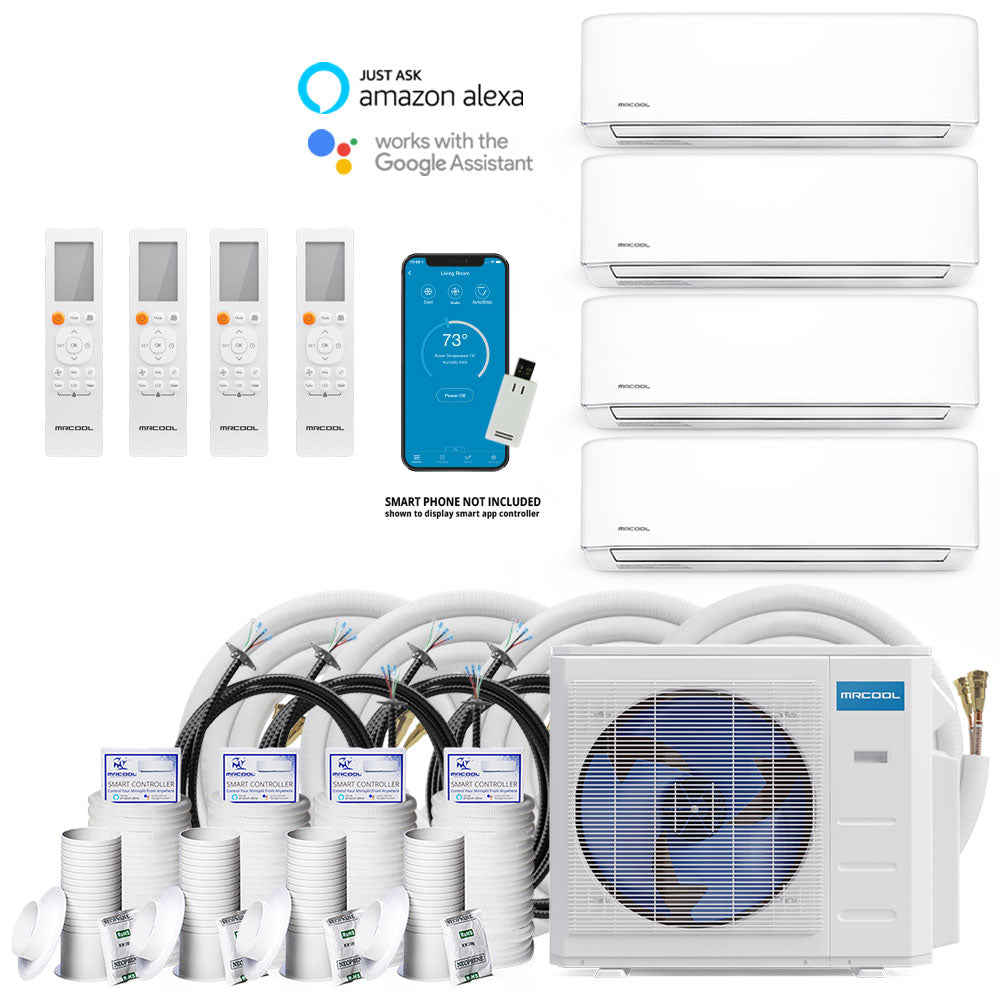 MRCOOL® DIY® 4th Gen 36K BTU 4-Zone Ductless Heat Pump Condenser
