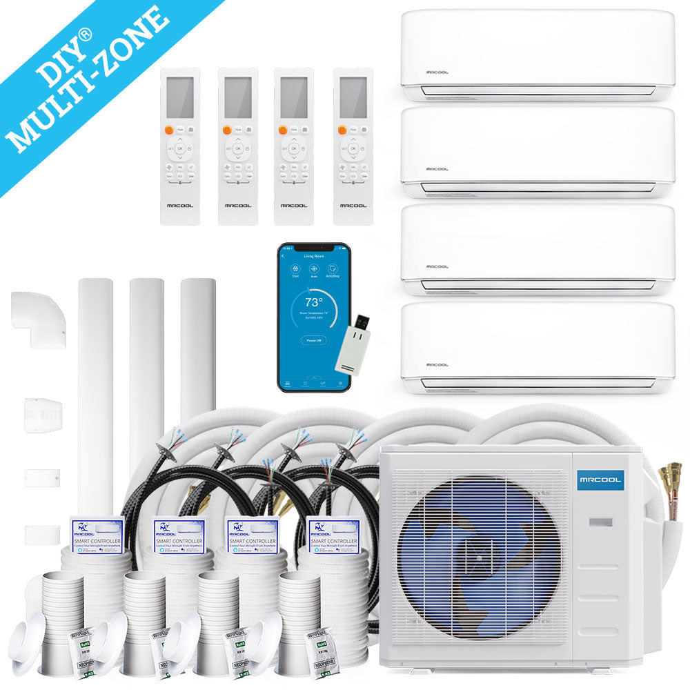 MRCOOL® DIY® 4th Gen 36K BTU 4-Zone Ductless Heat Pump Condenser