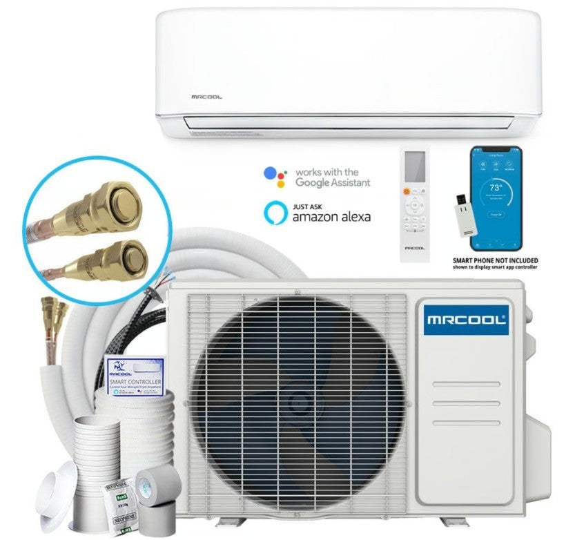 MRCOOL® DIY Easy Pro™ 9K BTU Ductless Mini-Split Heat Pump System with Quick Connect® Line Set