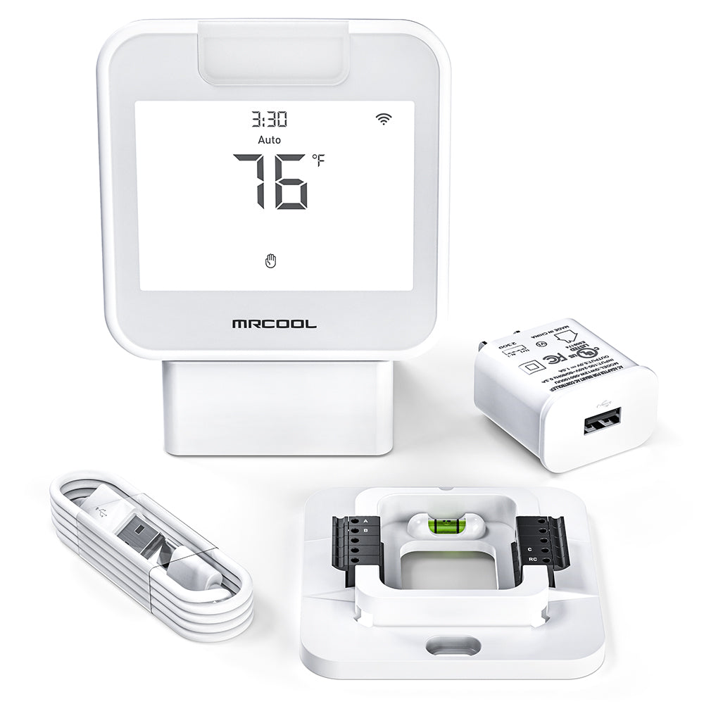 MRCOOL® Smart Wi-Fi Mini Stat – 24V Thermostat for Mini Splits | Works with Alexa, Google & Siri
