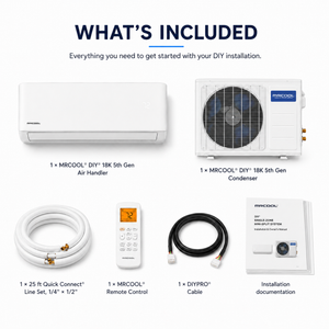 MRCOOL® DIY® 5th Gen 18K BTU Single-Zone Mini-Split System – 230V