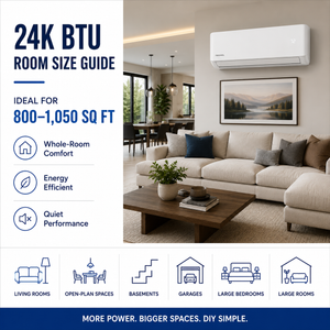 MRCOOL® DIY® 5th Gen 24K BTU Single-Zone Mini-Split System – 230V