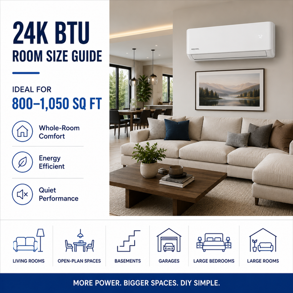 MRCOOL® DIY® 5th Gen 24K BTU Single-Zone Mini-Split System – 230V