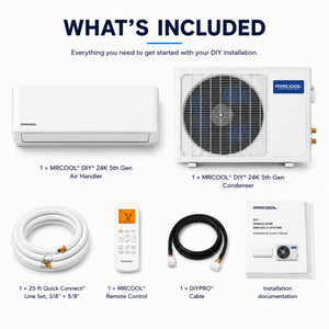 MRCOOL® DIY® 5th Gen 24K BTU Single-Zone Mini-Split System – 230V