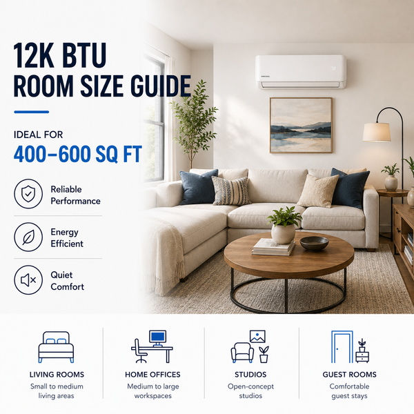 MRCOOL® DIY® 5th Gen 36K BTU 4-Zone Mini Split System – 3 Bedrooms + Living Room – 230V