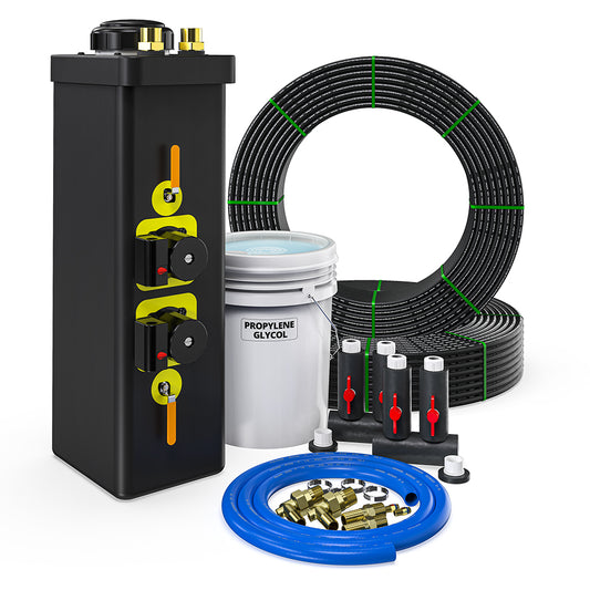 GeoCool® 2-Ton Closed Loop Geothermal Installation Kit – Straight Manifold