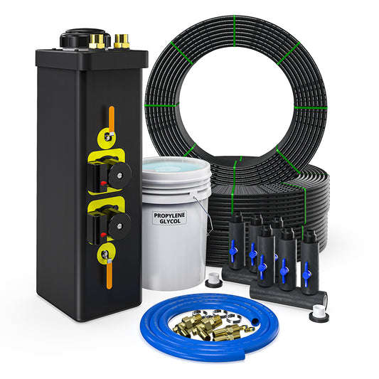 GeoCool® 3-Ton Closed Loop Geothermal Installation Kit – Straight Manifold