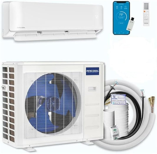 MRCOOL DIY 12,000 BTU 5th Gen Mini-Split AC & Heat Pump – 115V (EZPRO-12-HP)