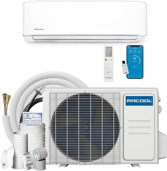 MRCOOL DIY 9,000 BTU 5th Gen Mini-Split AC & Heat Pump – 115V (EZPRO-09-HP)