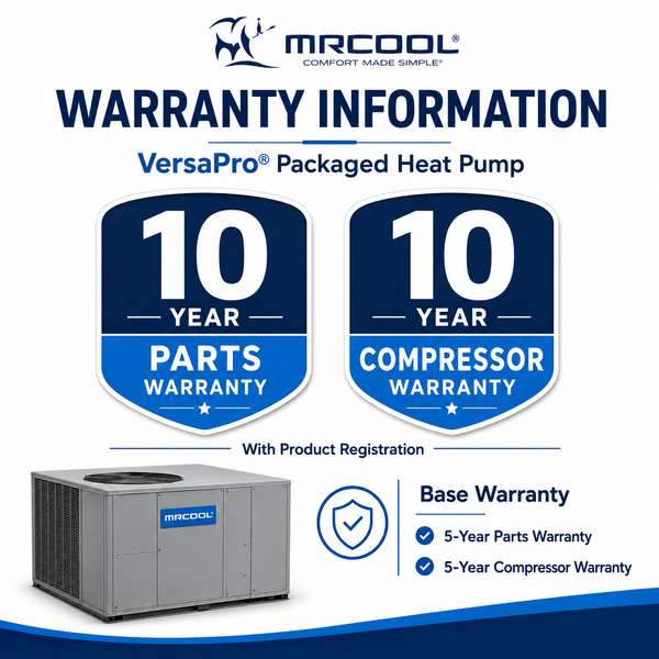 MRCOOL® VersaPro® 24K BTU 2 Ton Packaged Heat Pump – R-454B