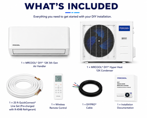 MRCOOL® DIY® Hyper Heat 12K BTU Mini Split System 230V