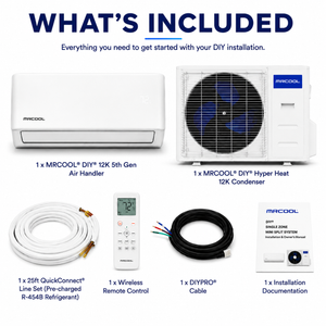 MRCOOL® DIY® Hyper Heat 12K BTU Mini Split System 230V