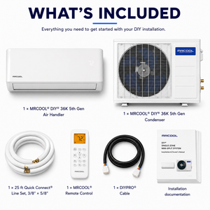 MRCOOL® DIY® 5th Gen 36K BTU Single-Zone Mini-Split System – 230V